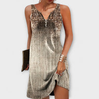 Benthe™ - Elegantes Midi-Kleid in Gold