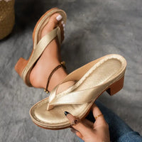 Emilia | Elegante Sommerschuhe für Frauen in Gold