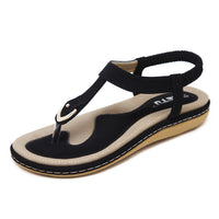 Alina | Fußgewölbestütze Orthopädisch Sandalen in Schwarz