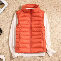 Sophie - Komfortable und leichte Weste in Orange