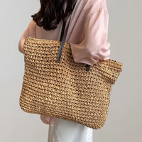 Damen Groß Shopper Schultertasche | Moderner in Khaki