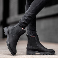 Nicole | Profilsohle Blockabsatz Stiefeletten in Schwarz