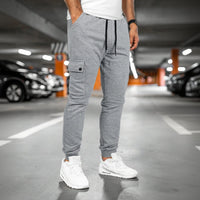 Herren Jogginghose Sport Freizeit Bequemer Passform in Hellgrau