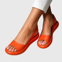 Klara | Damen Rutschfeste Sandalen in Orange
