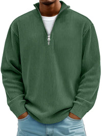 Mazur | Stilvoller, lässiger Pullover in oliv
