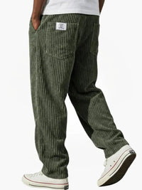 Laurent | Herren weiche Cordhose in Grün