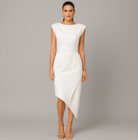 Lianne | Elegantes Freizeitkleid in Weiß