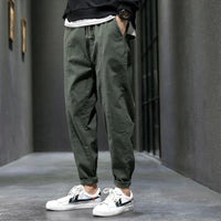 Lina | Evan’s Tapered Jogginghose Komfort in Armeegrün