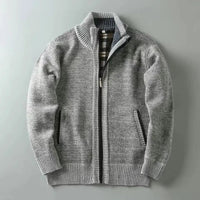 Noah | Cumberland Jacke mit weichem Fleecefutter Herren in Grau
