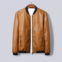 Phantom Leather Jacket in Orange