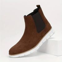 Cavero Chelsea Boots in Dunkelbraun