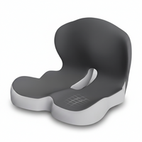 Sitzkissen Memory Foam Haltung Büro Stuhl Auto Sitz in Grau
