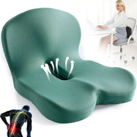 Sitzkissen Memory Foam Haltung Büro Stuhl Auto Sitz in Grün