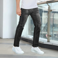 Herren Jeans Taschen Stilvoll Praktisch Jeden Tag in Schwarz