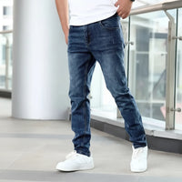 Herren Jeans Taschen Stilvoll Praktisch Jeden Tag in Blau
