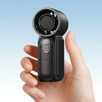Handventilator Kühlung Mini USB Ventilator Tragbar in Schwarz