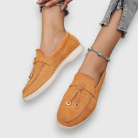 Gerda | Damen Loafer Fußgewölbestütze Gepolstert – Komfort Loafer Support 2026 in Orange
