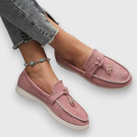 Gerda | Damen Loafer Fußgewölbestütze Gepolstert – Komfort Loafer Support 2026 in Rosa