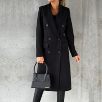 Faya | LUXURIÖSE DAMEN-WINTERJACKE in Schwarz