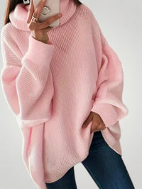 Alma | Oversized Damen-Strickpullover in Rosa