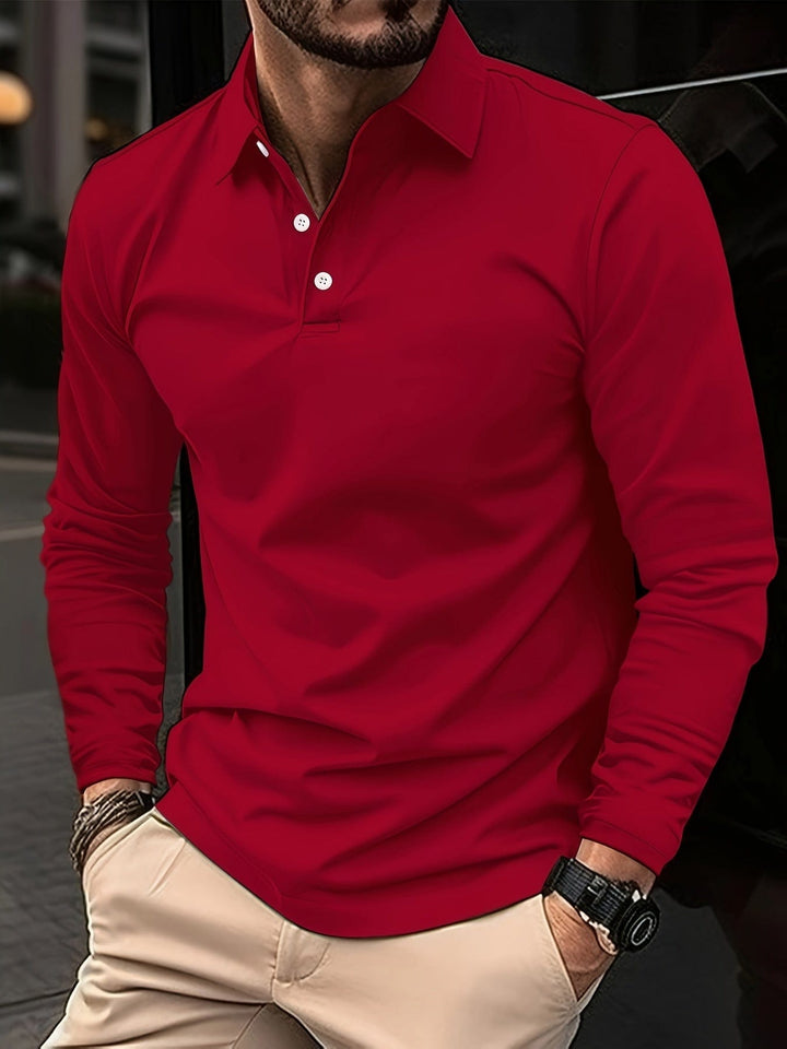 Benjamin™ - Poloshirt Met Lange Mouwen