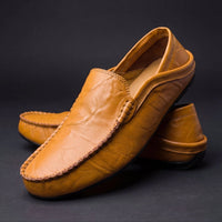 Elias | Bequeme Slip-On Polster-Loafers für stilvolle Auftritte in Khaki