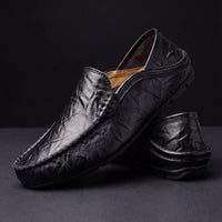 Elias | Bequeme Slip-On Polster-Loafers für stilvolle Auftritte in Schwarz