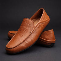 Elias | Bequeme Slip-On Polster-Loafers für stilvolle Auftritte in Brun