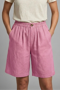 Rania | Damen Bermuda Shorts mit Kordelzug in Rosa