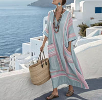 Mary | Langes Strandkleid für einen stilvollen Sommerlook in Modell 2