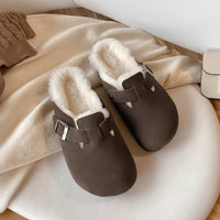 Damen Sandalen Schlupfclogs Alltag in Weiß Dunkelbraun