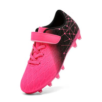 Fußballschuhe Weltmeisterschaft Herren Nocken Schuhe Training in Schwarz Rosa