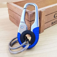 Kreativer Schlüsselanhänger aus Edelstahl in Blauw
