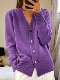 Elira | Eleganter Cardigan in Lila