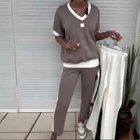 Clara | Zweiteiler Damen stilvoll casual & locker in Braun