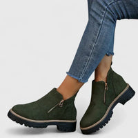 Nina | Damen Stiefel modern elegant hochwertig in Grün