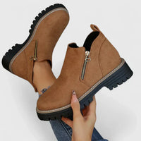 Nina | Damen Stiefel modern elegant hochwertig in Braun