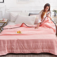 Decke Bett Wohndecke Kuscheldecke Warm Groß Schlafzimmer in Rosa