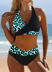 Zelda | Überkreuz Bikini-Set in Schwarz