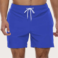 Herren Badeshorts Sommerliche Freizeit Schwimmbad in Blau