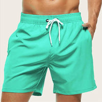 Herren Badeshorts Sommerliche Freizeit Schwimmbad in Hellgrün
