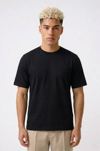 T-Shirt Herren - Lässig & Atmungsaktiv | Rundhals in Schwarz