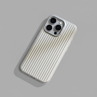 Schutzhülle Handy Schutz Case Smartphone in Silber