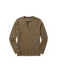 Noah | Komfortables Langarmshirt für stilvolle Looks in Khaki