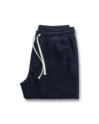 Lukas | Carmine Klassische Cordhose Herren Look in Marineblau