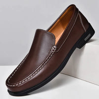 Valério | Herren Slipper Loafer Slip-on Halbschuh in Braun