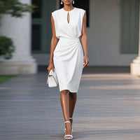 Evi™ - Professionelle Kleid in Weiß