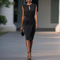 Evi™ - Professionelle Kleid in Schwarz