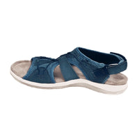 Daphne™ - Modische, verstellbare Sommersandalen mit Fußgewölbestütze in Marineblau