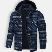 Armin – Warme Jacke in Marineblau
